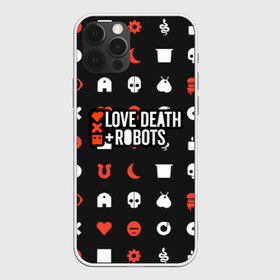 Чехол для iPhone 12 Pro Max с принтом Love Death & Robots в Тюмени, Силикон |  | Тематика изображения на принте: cartoon | death | fantasy | heavy | horror | metal | miller | netflix | robots | tim | witness | любовь | миллер | мультфильм | робот | роботы | тим | ужасы | фэнтези