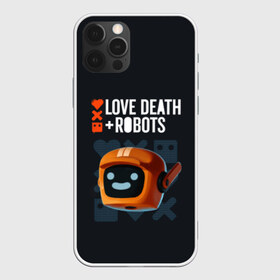 Чехол для iPhone 12 Pro Max с принтом Love Death & Robots в Тюмени, Силикон |  | Тематика изображения на принте: cartoon | death | fantasy | heavy | horror | metal | miller | netflix | robots | tim | witness | любовь | миллер | мультфильм | робот | роботы | тим | ужасы | фэнтези