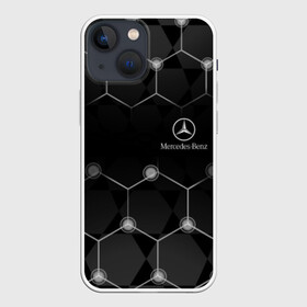 Чехол для iPhone 13 mini с принтом Mercedes в Тюмени,  |  | amg | mercedes | авто | автомобиль | иномарка | логотип | машина | мерседес | текстура