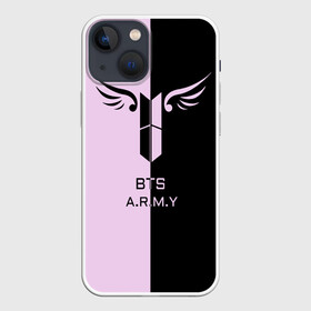 Чехол для iPhone 13 mini с принтом BTS A.R.M.Y в Тюмени,  |  | army | bad | boy | bts | btsarmy | exo | jhope | jimin | jin | jungkook | k pop | kpop | mon | monster | rap | suga | wings | бтс | кпоп | поп