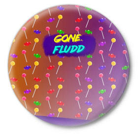 Значок с принтом Gone.Fludd (art) 5 в Тюмени,  металл | круглая форма, металлическая застежка в виде булавки | fludd | gone | gone.fludd | mambl | rap | гон флад | кубик льда | мамбл | реп | сахарный человек