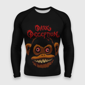 Мужской рашгард 3D с принтом Dark Deception 1 в Тюмени,  |  | dark | dark deception | deception | five night | fnaf | game | horror | дарк десепшен | игра