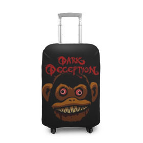 Чехол для чемодана 3D с принтом Dark Deception 1 в Тюмени, 86% полиэфир, 14% спандекс | двустороннее нанесение принта, прорези для ручек и колес | dark | dark deception | deception | five night | fnaf | game | horror | дарк десепшен | игра