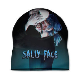 Шапка 3D с принтом Sally Face в Тюмени, 100% полиэстер | универсальный размер, печать по всей поверхности изделия | sally face | игра | компьютерная игра | лицо | маска | протез | салли фейс | школа | шрамы