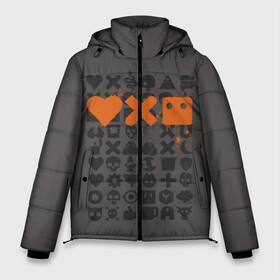 Мужская зимняя куртка 3D с принтом Love Death & Robots в Тюмени, верх — 100% полиэстер; подкладка — 100% полиэстер; утеплитель — 100% полиэстер | длина ниже бедра, свободный силуэт Оверсайз. Есть воротник-стойка, отстегивающийся капюшон и ветрозащитная планка. 

Боковые карманы с листочкой на кнопках и внутренний карман на молнии. | cartoon | death | fantasy | heavy | horror | metal | miller | netflix | robots | tim | witness | любовь | миллер | мультфильм | робот | роботы | тим | ужасы | фэнтези