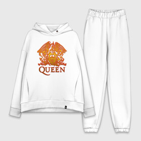 Женский костюм хлопок Oversize с принтом Queen в Тюмени,  |  | queen | богемская рапсодия | брайан мэи | британская | группа | королева | роджер тейлор | рок | фредди меркьюри