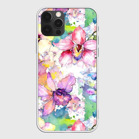 Чехол для iPhone 12 Pro Max с принтом Цветы в Тюмени, Силикон |  | art | bright | colors | drops | field | flowers | painting | splashes | watercolor | акварель | брызги | живопись | искусство | капли | полевые | цвета | цветы | яркие