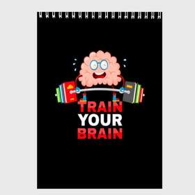 Скетчбук с принтом Train your brain в Тюмени, 100% бумага
 | 48 листов, плотность листов — 100 г/м2, плотность картонной обложки — 250 г/м2. Листы скреплены сверху удобной пружинной спиралью | Тематика изображения на принте: athlete | books | brain | cool | drops | fitness | heavy | inscription | load | slogan | sport | sweat | text | train | weight | your | атлет | брызги | вес | девиз | капли | книги | крутой | лозунг | мозг | нагрузка | надпись | очки | пот | при