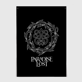 Постер с принтом Paradise Lost в Тюмени, 100% бумага
 | бумага, плотность 150 мг. Матовая, но за счет высокого коэффициента гладкости имеет небольшой блеск и дает на свету блики, но в отличии от глянцевой бумаги не покрыта лаком | metal | paradise lost | готик метал | готик рок | группы | дум метал | дэт дум | метал | музыка | рок