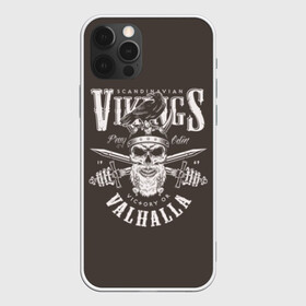 Чехол для iPhone 12 Pro Max с принтом Vikings в Тюмени, Силикон |  | beard | bird | black | crow | death | emblem | evil | logo | mustache | retro | sign | skull | symbol | vikings | vintage | warriors | weapon | агрессия | борода | викинги | воины | ворона | зло | знак | кос | логотип | мечи | надпись | оружие | птица | р