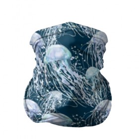 Бандана-труба 3D с принтом Медузы в Тюмени, 100% полиэстер, ткань с особыми свойствами — Activecool | плотность 150‒180 г/м2; хорошо тянется, но сохраняет форму | bubbles | cant | depth | dome | float | flock | jellyfish | long | mirror | sea | shimmer | tails | transparent | water | вода | глубина | длинные | зеркальное | косяк | купол | медузы | мерцание | море | плывут | прозрачные | пузыри | стая | хвосты