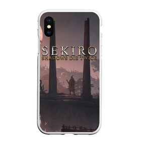 Чехол для iPhone XS Max матовый с принтом Sekiro Shadows Die Twice в Тюмени, Силикон | Область печати: задняя сторона чехла, без боковых панелей | Тематика изображения на принте: bloodborne | dark souls | game | sekiro | sekiro: shadows die twice | бладборн | дарк солс | игры | иероглиф | кандзи | секиро | тень умирает дважды | японские