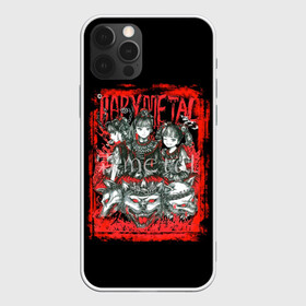 Чехол для iPhone 12 Pro с принтом babymetal anime в Тюмени, силикон | область печати: задняя сторона чехла, без боковых панелей | Тематика изображения на принте: black | metall | аниме | бэбиметал | волки | девочки | рамка | рок | тяжелаямузыка | тянки