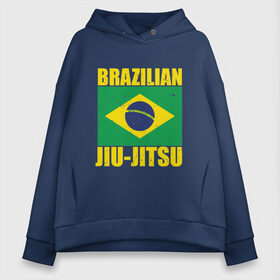 Женское худи Oversize хлопок с принтом Brazilian Jiu Jitsu в Тюмени, френч-терри — 70% хлопок, 30% полиэстер. Мягкий теплый начес внутри —100% хлопок | боковые карманы, эластичные манжеты и нижняя кромка, капюшон на магнитной кнопке | box | boxing | bruce lee | champion | dragon | fight | fighter | judo | muay thai | team | tiger | ufc | али | боевые | боец | бой | бокс | боксер | борьба | брюс ли | воин | дзюдо | дракон | единоборства | искусство | карате | контакт | кулак | лев