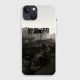 Чехол для iPhone 13 с принтом Escape from Tarkov в Тюмени,  |  | 2028 | battlestate | battlestate games | bear | contract wars | eft | escape | escape from tarkov | games | hired ops | hops | r.2028 | russia 2028 | tarkov | usec | хопс | чвк