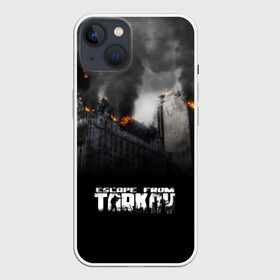 Чехол для iPhone 13 с принтом Escape from Tarkov в Тюмени,  |  | 2028 | battlestate | battlestate games | bear | contract wars | eft | escape | escape from tarkov | games | hired ops | hops | r.2028 | russia 2028 | tarkov | usec | хопс | чвк