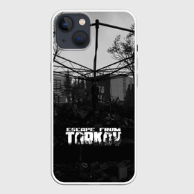 Чехол для iPhone 13 с принтом Escape from tarkov в Тюмени,  |  | 2028 | battlestate | battlestate games | bear | contract wars | eft | escape | escape from tarkov | games | hired ops | hops | r.2028 | russia 2028 | tarkov | usec | хопс | чвк