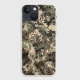 Чехол для iPhone 13 mini с принтом Misfits камуфляж в Тюмени,  |  | misfits | punk | punk rock | rock | камуфляж | лицо | милитари | мисфитс | панк | панк рок | паттрен | призрак | рок | скелет | хаки | череп