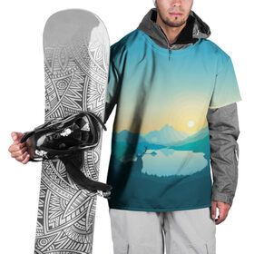 Накидка на куртку 3D с принтом Векторная природа в Тюмени, 100% полиэстер |  | firewatch | вектор | восход | гора | горы | дерево | деревья | закат | лес | небо | озеро | олень | природа | природный заповедник | река | северный олень | солнце