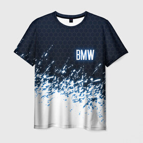 Мужская футболка 3D с принтом BMW в Тюмени, 100% полиэфир | прямой крой, круглый вырез горловины, длина до линии бедер | Тематика изображения на принте: bmw | bmw 3 | bmw x3 | bmw x5 | bmw x6 | бмв | бмв 3 | бмв 5 | бмв 7. | бмв е39 | бмв х3 | бмв х5 | бмв х6