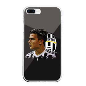 Чехол для iPhone 7Plus/8 Plus матовый с принтом Paulo Dybala в Тюмени, Силикон | Область печати: задняя сторона чехла, без боковых панелей | juventus | paulo dybala | аргентинец | лицо | нападающий | пауло дибало | фото | футбол | футболист | ювентус