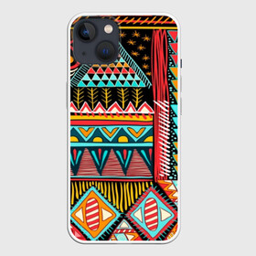 Чехол для iPhone 13 с принтом Африканский стиль в Тюмени,  |  | Тематика изображения на принте: africa | african | pattern | style | trend | африка | африканский стиль | геометрия | мода | орнамент | паттерн | стиль | тренд