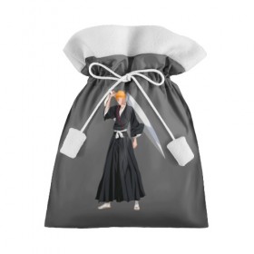 Подарочный 3D мешок с принтом Kurosaki Ichigo в Тюмени, 100% полиэстер | Размер: 29*39 см | 