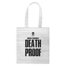 Шоппер 3D с принтом Death Proof в Тюмени, 100% полиэстер | Плотность: 200 г/м2; Размер: 34×35 см; Высота лямок: 30 см | death proof | quentin | tarantino | квентин тарантино | тарантино