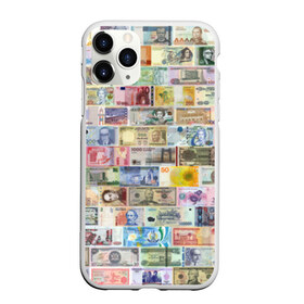 Чехол для iPhone 11 Pro Max матовый с принтом Деньги мира в Тюмени, Силикон |  | chf | eur | gbp | jpy | usd | баксы | банкноты | валюта | доллар | евро | купюры | паунд | рубль. | свисси | финансы | фунт стерлингов | швейцарский франк | японская йена