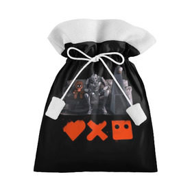 Подарочный 3D мешок с принтом Love Death Robots в Тюмени, 100% полиэстер | Размер: 29*39 см | horror | it | love death  robots | netflix | будущее | искусственный интеллект | наука | технологии | фантастика