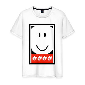 Мужская футболка хлопок с принтом Roblox Ruben Sim T-Shirt в Тюмени, 100% хлопок | прямой крой, круглый вырез горловины, длина до линии бедер, слегка спущенное плечо. | roblox | roblox t shirt | ruben | ruben sim | sim | t shirt | роблокс | футболка roblox | футболка роблокс