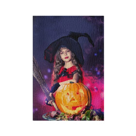 Обложка для паспорта матовая кожа с принтом Маленькая ведьма в Тюмени, натуральная матовая кожа | размер 19,3 х 13,7 см; прозрачные пластиковые крепления | Тематика изображения на принте: beautiful | crimson | cute | dress | girl | gloves | hair | halloween | hat | holiday | little | long | night | pumpkin | red | smoke | witch | ведьма | волосы | д | девочка | держит | дым | красивая | красная | маленькая | малиновый | метла | милая | ноч