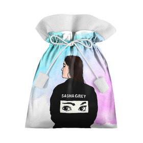 Подарочный 3D мешок с принтом Саша Грей Sasha Grey в Тюмени, 100% полиэстер | Размер: 29*39 см | Тематика изображения на принте: sasha grey | актриса | арт | грей | мода | прон | саша грей