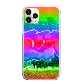 Чехол для iPhone 11 Pro матовый с принтом GRAFFITI NEON в Тюмени, Силикон |  | grafiti | paint | street art | urban | город | граффити | искусство | кирпичи | краски | рисунки | стена | улицы | уличное искусство