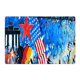 Магнитный плакат 3Х2 с принтом GRAFFITI USA в Тюмени, Полимерный материал с магнитным слоем | 6 деталей размером 9*9 см | grafiti | paint | street art | urban | город | граффити | искусство | кирпичи | краски | рисунки | стена | улицы | уличное искусство