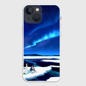 Чехол для iPhone 13 mini с принтом Мальчик и Хаски в Тюмени,  |  | art | impressionism | night | painting | planets | sky | stars | style | van gogh | waves | ван гог | вихрь | волны | живопись | звезды | импрессионизм | искусство | краски | небо | ночь | рисунок | стиль