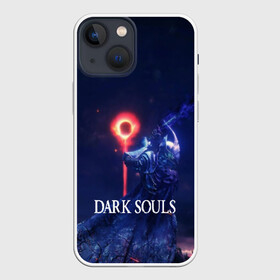 Чехол для iPhone 13 mini с принтом DARK SOULS в Тюмени,  |  | art | artwork | crown | dark soul | dark souls iii | death | digital art | embers | fanatsy | fire | flames | game | mask | skeletons | воин | минимализм | рыцарь | тёмные души