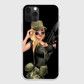 Чехол для iPhone 12 Pro Max с принтом Sexy army girl в Тюмени, Силикон |  | Тематика изображения на принте: army | automatic | beautiful | big | black | blonde | body | camouflage | chest | cool | eyes | girl | holds | perfect | slim | uniform | weapon | автомат | армия | блондинка | большая | глаза | девушка | держит | идеальное | камуфляж | красивая