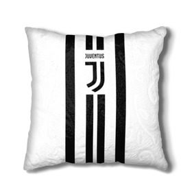 Подушка 3D с принтом Juventus в Тюмени, наволочка – 100% полиэстер, наполнитель – холлофайбер (легкий наполнитель, не вызывает аллергию). | состоит из подушки и наволочки. Наволочка на молнии, легко снимается для стирки | juventus | ronaldo | роналдо | ювентус
