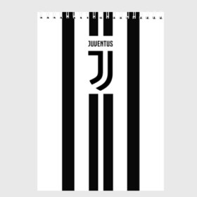 Скетчбук с принтом Juventus в Тюмени, 100% бумага
 | 48 листов, плотность листов — 100 г/м2, плотность картонной обложки — 250 г/м2. Листы скреплены сверху удобной пружинной спиралью | juventus | ronaldo | роналдо | ювентус