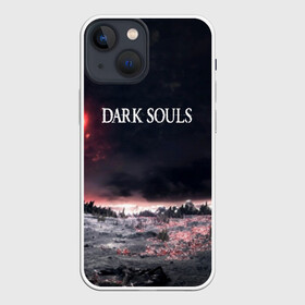 Чехол для iPhone 13 mini с принтом DARK SOULS в Тюмени,  |  | art | artwork | crown | dark soul | dark souls iii | death | digital art | embers | fanatsy | fire | flames | game | mask | skeletons | воин | минимализм | рыцарь | тёмные души