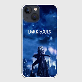 Чехол для iPhone 13 mini с принтом DARK SOULS в Тюмени,  |  | art | artwork | crown | dark soul | dark souls iii | death | digital art | embers | fanatsy | fire | flames | game | mask | skeletons | воин | минимализм | рыцарь | тёмные души