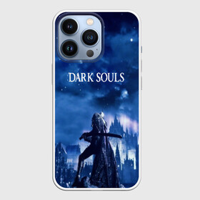 Чехол для iPhone 13 Pro с принтом DARK SOULS в Тюмени,  |  | art | artwork | crown | dark soul | dark souls iii | death | digital art | embers | fanatsy | fire | flames | game | mask | skeletons | воин | минимализм | рыцарь | тёмные души