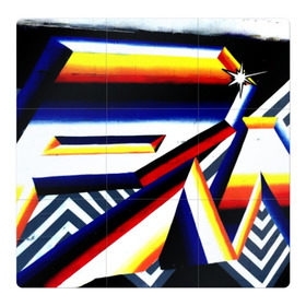 Магнитный плакат 3Х3 с принтом Пантон в Тюмени, Полимерный материал с магнитным слоем | 9 деталей размером 9*9 см | felipe pantone | grafiti | paint | street art | urban | город | граффити | искусство | кирпичи | краски | рисунки | стена | улицы | уличное искусство