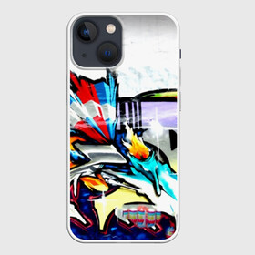 Чехол для iPhone 13 mini с принтом Я художник в Тюмени,  |  | felipe pantone | grafiti | paint | street art | urban | город | граффити | искусство | кирпичи | краски | рисунки | стена | улицы | уличное искусство