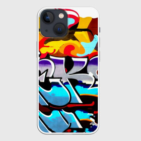 Чехол для iPhone 13 mini с принтом urban neon в Тюмени,  |  | felipe pantone | grafiti | paint | street art | urban | город | граффити | искусство | кирпичи | краски | рисунки | стена | улицы | уличное искусство