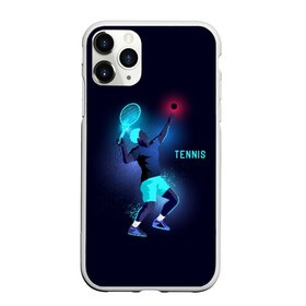 Чехол для iPhone 11 Pro матовый с принтом TENNIS NEON в Тюмени, Силикон |  | Тематика изображения на принте: neon | sport | tennis | неон | неоновый | спорт | спортсмен | теннис