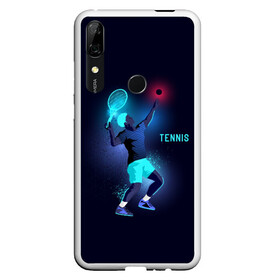 Чехол для Honor P Smart Z с принтом TENNIS NEON в Тюмени, Силикон | Область печати: задняя сторона чехла, без боковых панелей | neon | sport | tennis | неон | неоновый | спорт | спортсмен | теннис