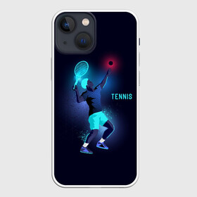Чехол для iPhone 13 mini с принтом TENNIS NEON в Тюмени,  |  | neon | sport | tennis | неон | неоновый | спорт | спортсмен | теннис