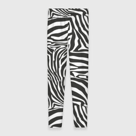 Леггинсы 3D с принтом Полосы зебры в Тюмени, 80% полиэстер, 20% эластан | Эластичный пояс, зауженные к низу, низкая посадка | abstraction | african | animal | black and white | camouflage | disguise | skin | stripes | zebra | абстракция | африканская | животное | зебры | камуфляж | маскировка | полосы | черно белый